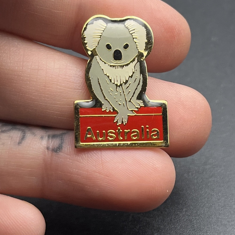 Australia Koala Animal Country Souvenir Travel Lapel Hat Pin